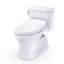 TOTO® WASHLET®+ Eco Guinevere® Elongated 1.28 GPF Universal Height Toilet with S5 Bidet Seat, Cotton White - MW9743446CEFG#01