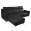 Emmie-Mae Leather Corner Sofabed with Chaise-68190665-68190670