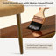 Chaise rembourrée en bois massif sans formaldéhyde avec assemblage facile et finition à base d'eau-869925764