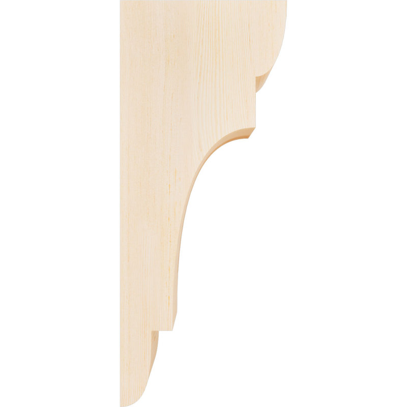 New Brighton Corbel, H 28 po x l 5,5 po x P 12 po, Sapin de Douglas, Lisse