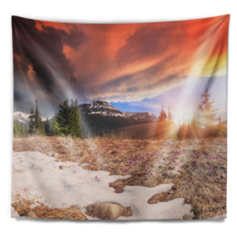 Polyester Tapestry, 78" H x 92" W