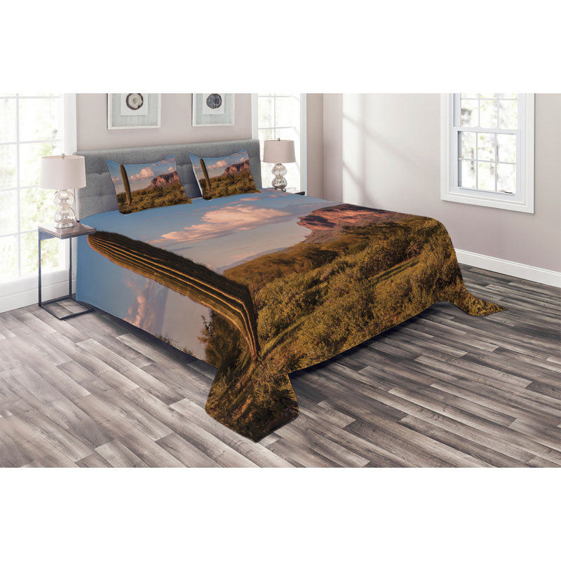 Coastal Polyester Coverlet