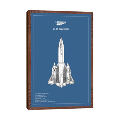 BP Lockheed SR-71 by Mark Rogan - Print on Canvas