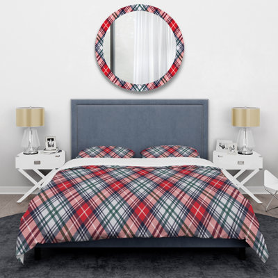 Pink/Red Microfiber 3 Piece Duvet Cover Set