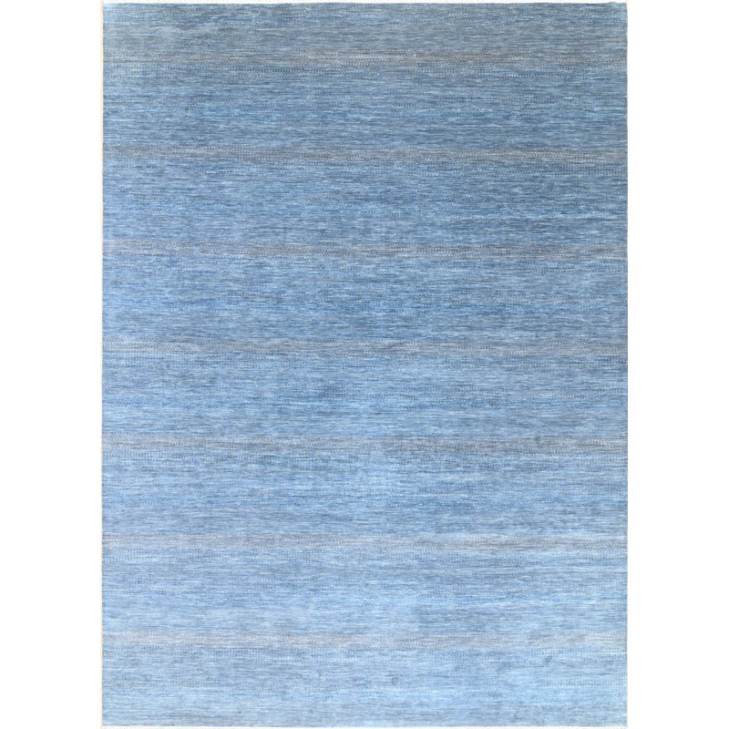 Contemporary, Textures Collection One-of-a-Kind Rectangle 10' X 13'11" Hand Knotted Area Rug