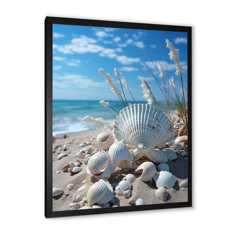 Awadi Florida Seaside Harmony II - impression, Cadre photo noir, H 20 po x l 12 po x P 1 po