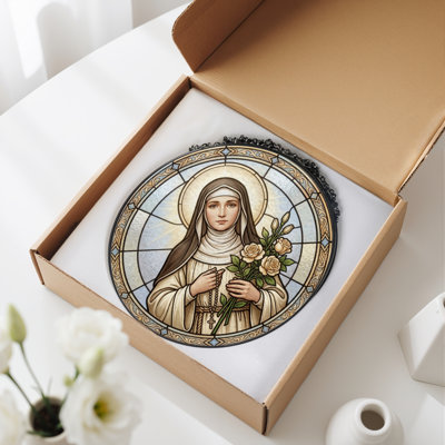 Vitrail Saint Teresa H 12 po