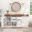 Buffet avec 2 tiroirs et support de porte-1370637875