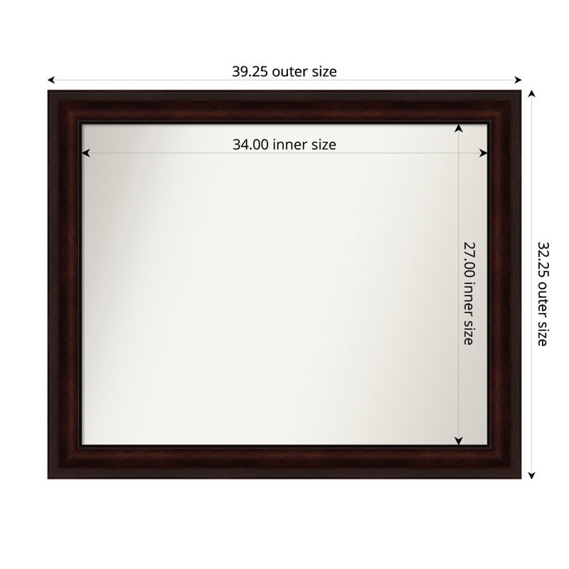 Miroir mural Nathian, 32,25 po x 39,25 po