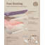 Jeté chauffant électrique Cozy, flanelle jacquard 3D et molleton Sherpa - 6 réglages de chaleur - Arrêt automatique 9H - Lavable à la machine, mauve, 50 x 60 po-133568573