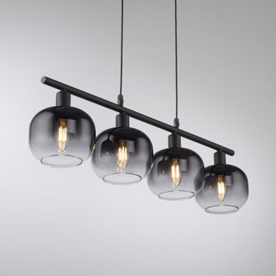 Latisa 4 - Light Black Kitchen Island Pendant