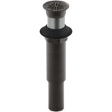 Decorative 1.25" Grid Bathroom Sink Drain Without Overflow