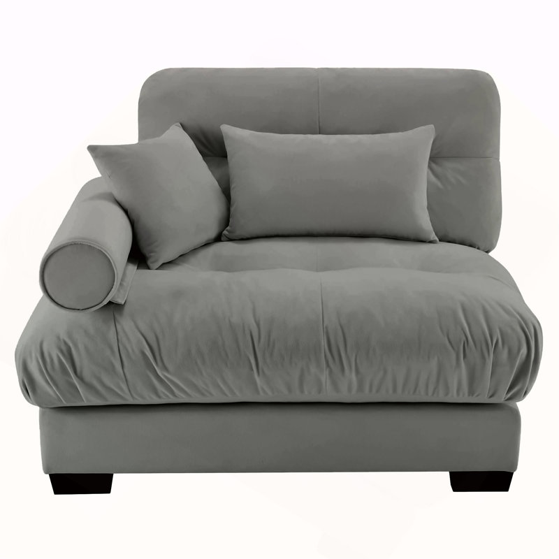 Milano Sofa LSF W/3 pillows - Gray