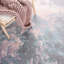 Tapis rose / bleu à motif abstrait Bellflower-1500273196