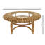 Table basse Venice avec finition naturelle