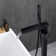Single Handle Floor Mounted Freestanding Tub Filler Trim with Handheld