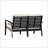 Eucalyptus Loveseat With Cushions, Espresso Finish-1749001066-1749001065