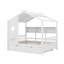 Lit double en bois de style moderne avec lit gigogne et tablette de rangement-8058665-8058670
