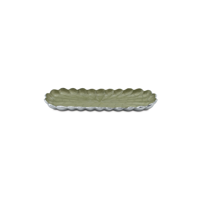 Lacquer Decorative Tray, Kiwi