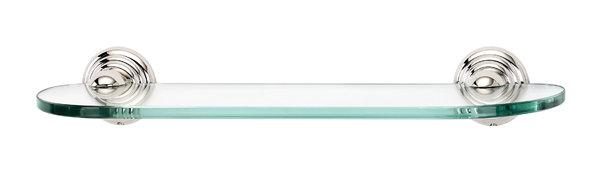 Embassy Wall Shelf, Polished Nickel