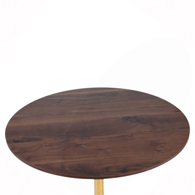 Table de salle à manger Tulip Table Mid-Century pour 2-4 personnes avec plateau rond en MDF, table de salle à manger à piédestal, table basse