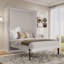 Grand lit escamotable avec supports de rangement cachés-309830117