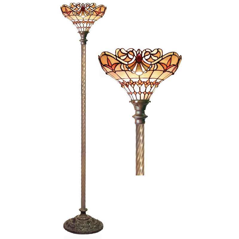 Galvan 72'' Bronze Torchiere Floor Lamp