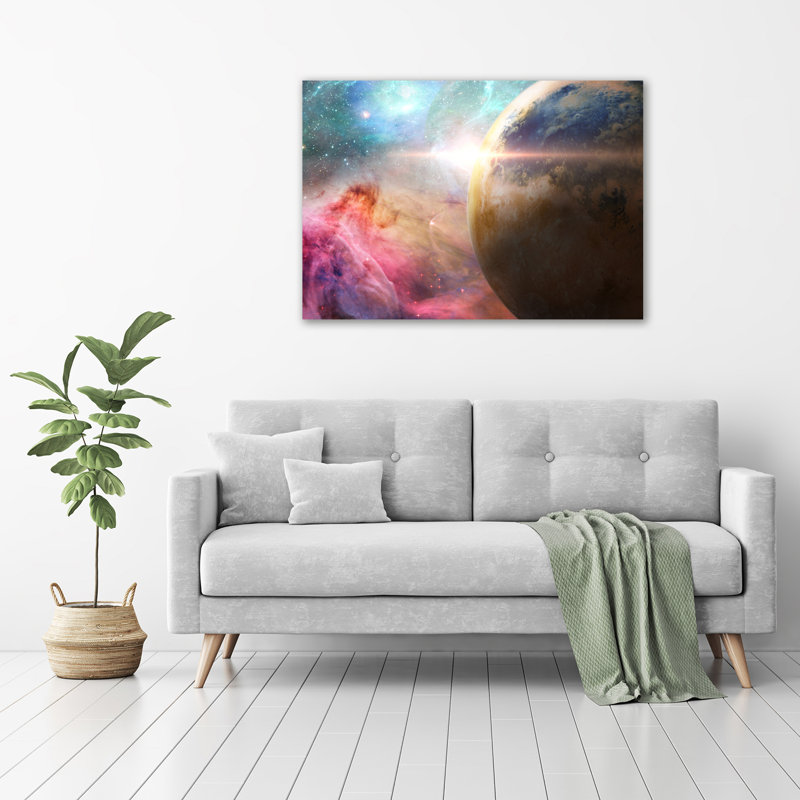 Galaxy - No Frame Print on Glass