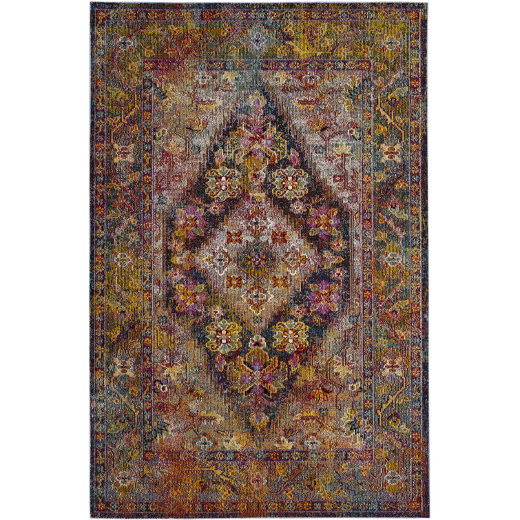 Esponga Oriental Indoor / Outdoor Area Rug