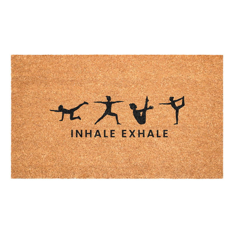 Paillasson Inhale Exhale, 24 po x 48 po, L 24 po x L 48 po