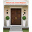 Artificial Topiary Boxwood Trees: Set of 2 Realistic 68 cm Faux Shrubs with Ground Spikes-1895036288