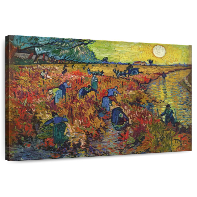 Vignes rouges d'Alvord à Arles, H 16 po x l 24 po