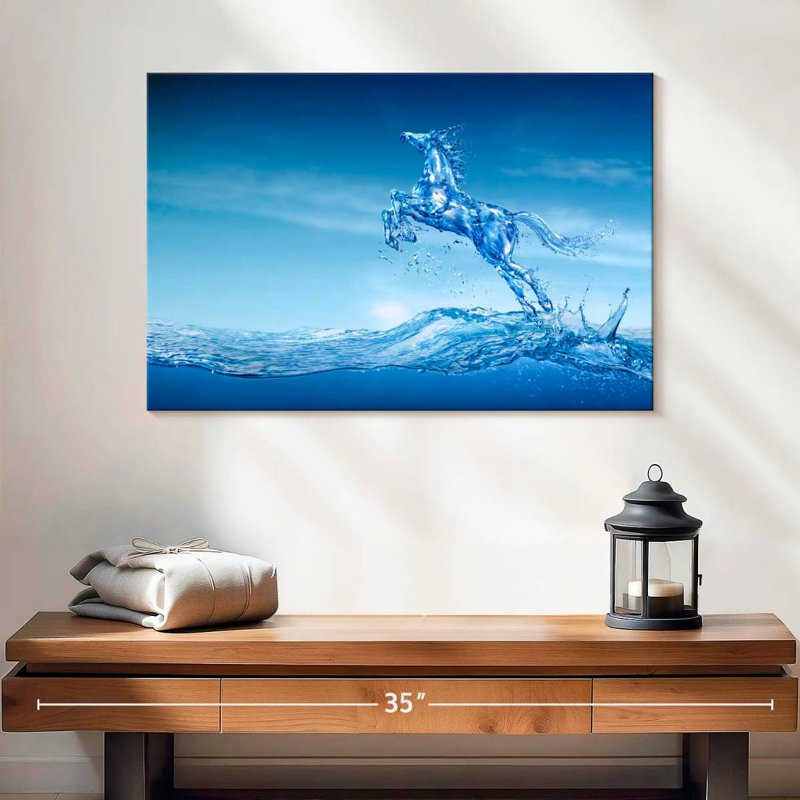 Water Horse, 16" H x 24" W