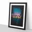 Palm Trees in Santa Barbara - Picture Frame Graphic Art Print-56857217-56857218