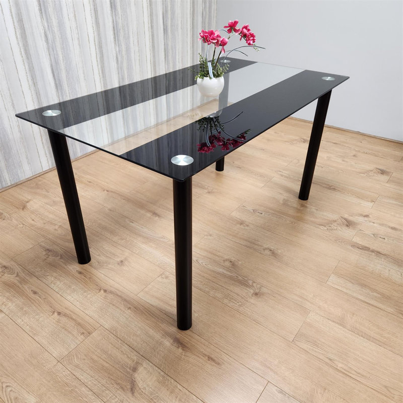 Glass Top Dining Table