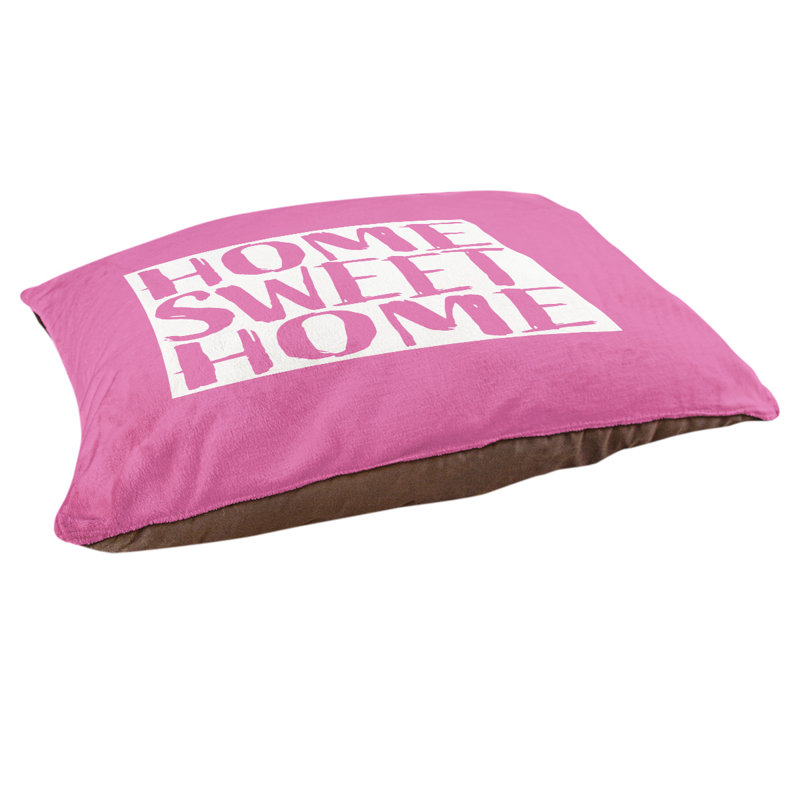 North Dakota Fleece Pet Bed, Large (40" L x 50" W), Pink