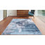 Tapis abstrait bleu / gris Rethman-2087564337