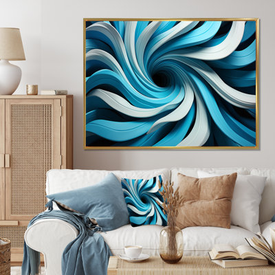 Op Blue Focus VII sur toile