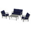 Ensemble de chaises à assise profonde 4 pièces Braxton-131225516