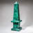 Large Genuine Polished Malachite Obelisk (16.5 Lbs)-124964299