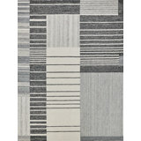 Exquisite Rugs Castine Handmade Hand-Tufted New Zealand Wool On Canvas Gray/Ivory Area Rug