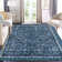 Suttle Oriental Machine Washable Rugs Floral Non-Slip Rug for Living Room Bedroom Nursery Dining Table Bedside Decor