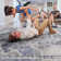 Naar Payas Area Rugs, Cream/Blue/Medallion Accent Power Loom Machine -Crafted Rug