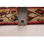 Tapis rouge en laine des années 1990 de 4 pi 9 po x 9 pi 6 po Ysella