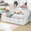 Lit de jour Nadira avec tiroirs de rangement, tablettes et lattes-366878361-366878358