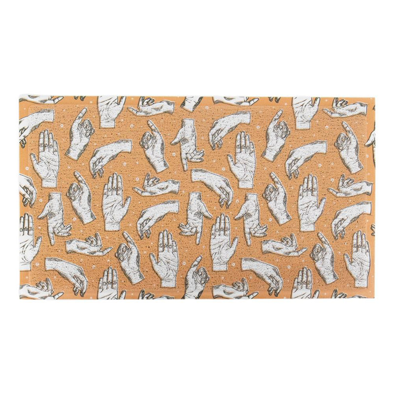 Addia Non-Slip Floral Indoor Doormat