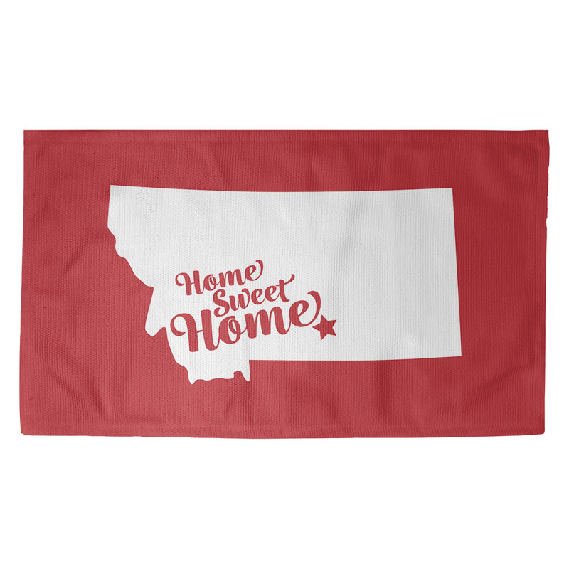 Tapis de zone rouge the home billings, Rectangle 5 pi x 7 pi