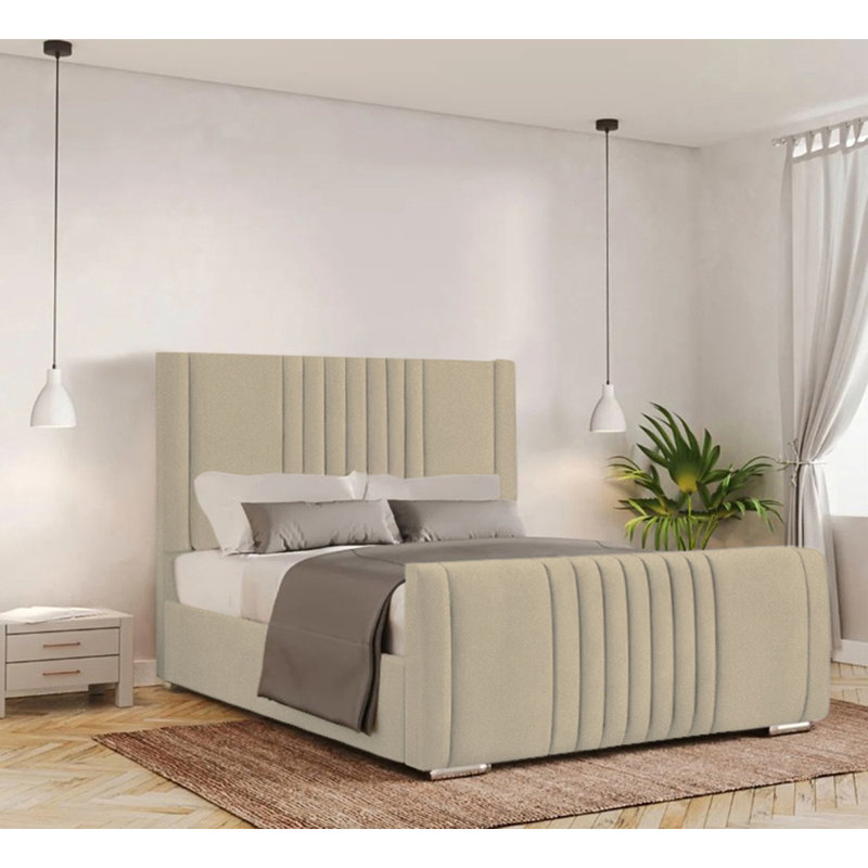 Ganador Upholstered Bed, Coffee, Super King (6')