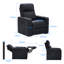 Fauteuil inclinable de luxe pour cinéma maison à gravité zéro pour salle multimédia, salle de jeux ou salon, similicuir résistant aux égratignures avec éclairage à DEL 7 couleurs, recharge USB et type C, ensemble de 2