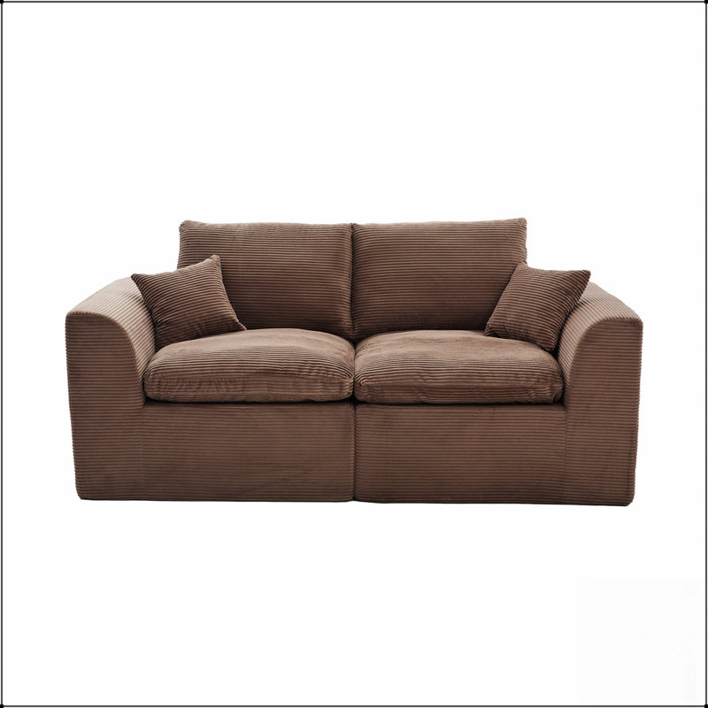 Canapé modulaire modulaire Cloud, canapé moderne et confortable avec housses amovibles pour un nettoyage facile et aucun assemblage requis
